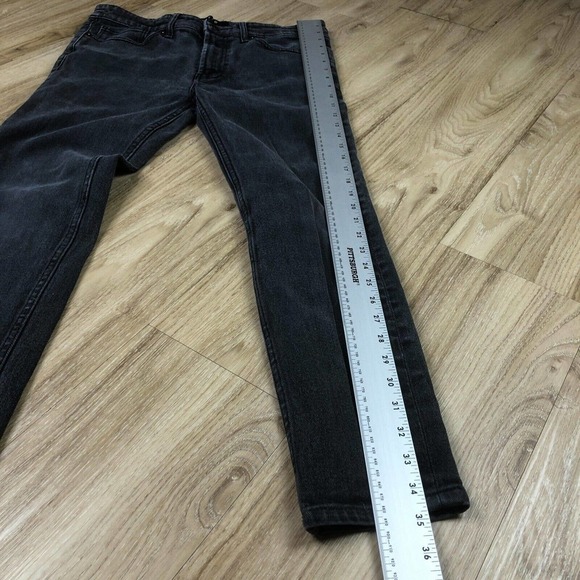 DSTLD Jeans Skinny Black Charcoal Wash Size 32x30 Denim Tapered - Picture 8 of 11